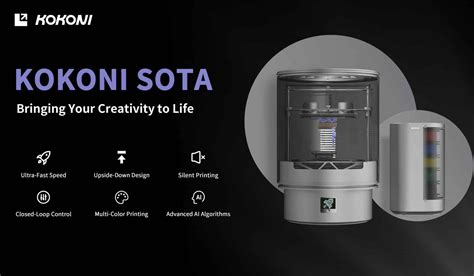 kokoni comprar|KOKONI SOTA 3D Printer